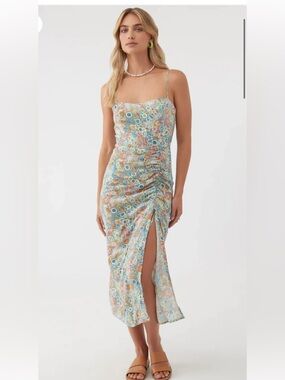 O’NEILL floral midi dress NWT